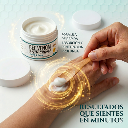 Crema de veneno de abeja para dolor articular