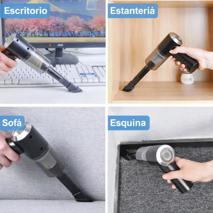 La mini aspiradora que limpia todo, en cualquier lugar